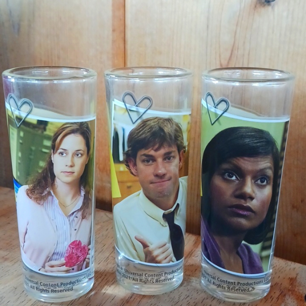 The Office shot glasses